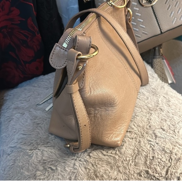 See By Chloe Tan and Pink Crossbody Bag with Saddle Shape - Picture 2 of 14